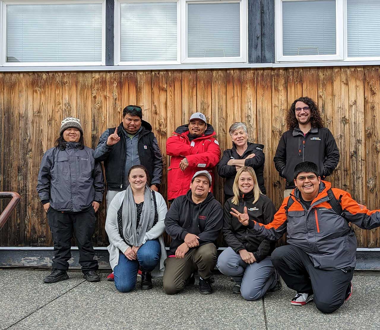 mers marine education research society workshop with people from Pauquachin Nation